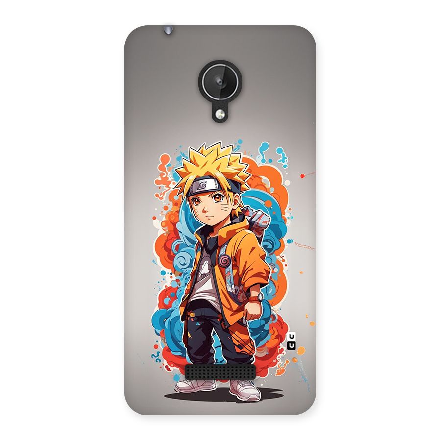 Cool Naruto Uzumaki Back Case for Canvas Spark Q380