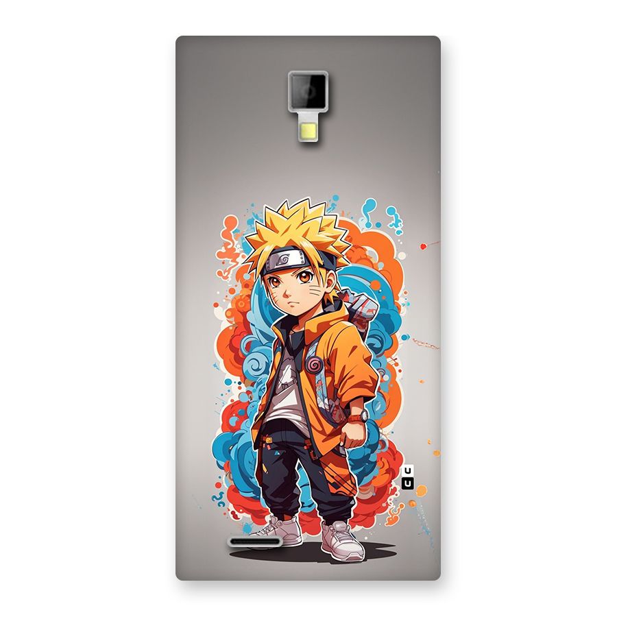 Cool Naruto Uzumaki Back Case for Canvas Xpress A99