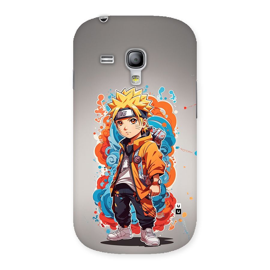 Cool Naruto Uzumaki Back Case for Galaxy S3 Mini