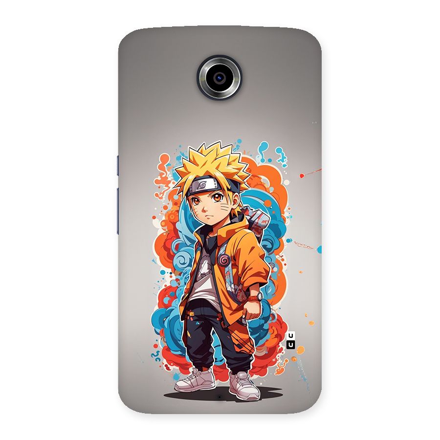 Cool Naruto Uzumaki Back Case for Google Nexus 6