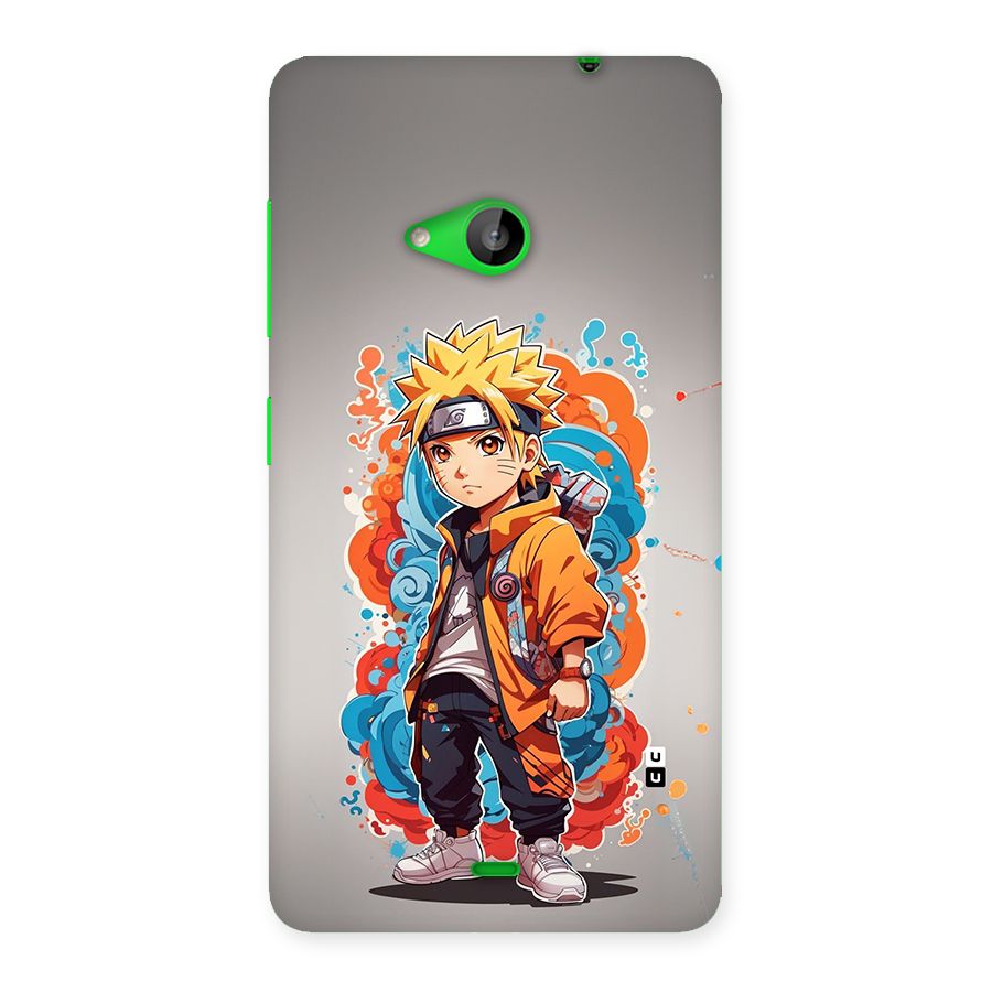 Cool Naruto Uzumaki Back Case for Lumia 535