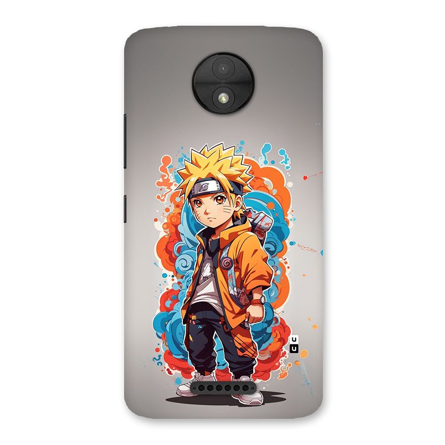 Cool Naruto Uzumaki Back Case for Moto C