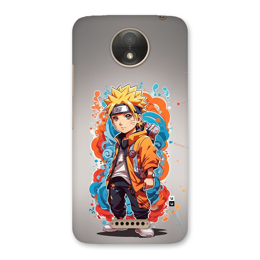 Cool Naruto Uzumaki Back Case for Moto C Plus