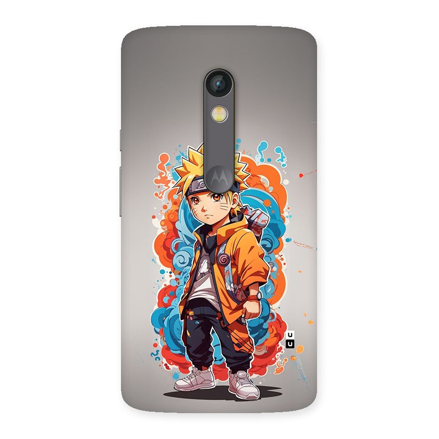 Cool Naruto Uzumaki Back Case for Moto X Play