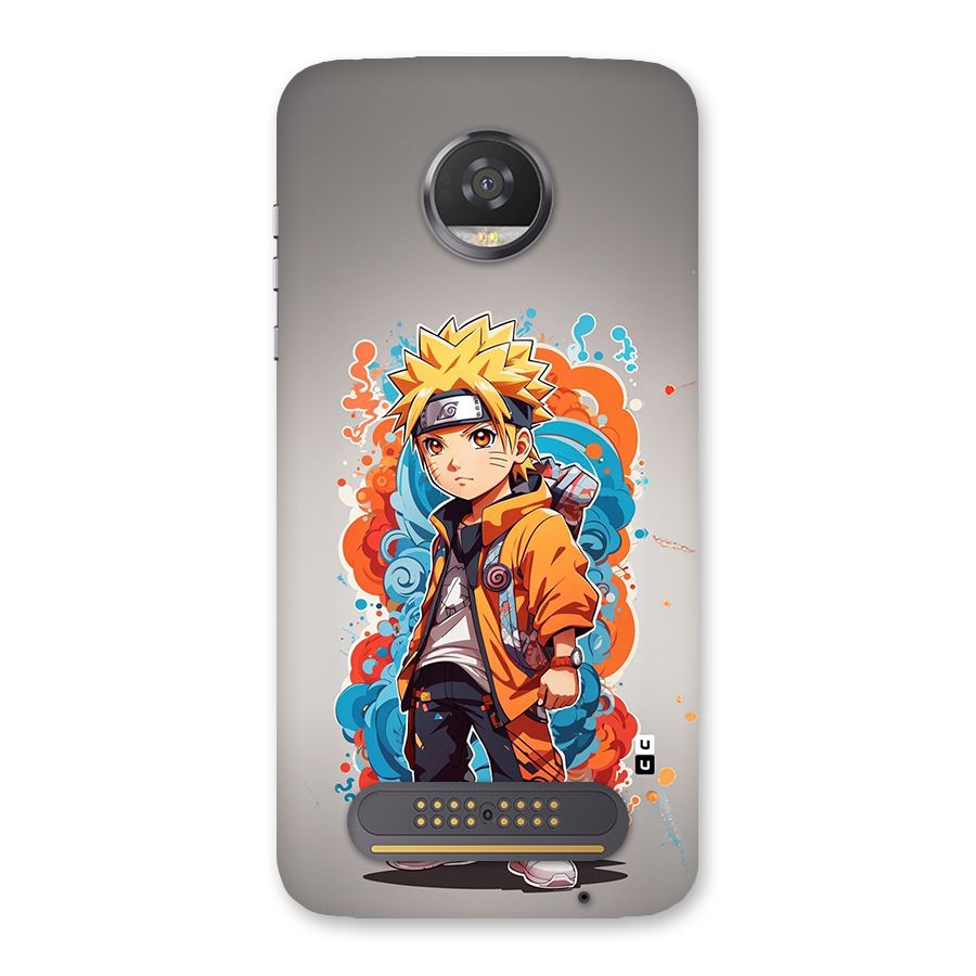 Cool Naruto Uzumaki Back Case for Moto Z2 Play