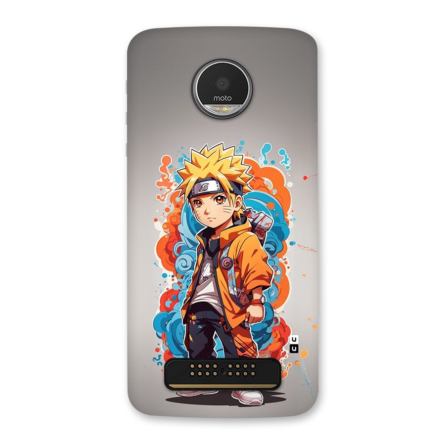 Cool Naruto Uzumaki Back Case for Moto Z Play
