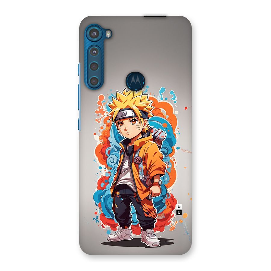 Cool Naruto Uzumaki Back Case for Motorola One Fusion Plus