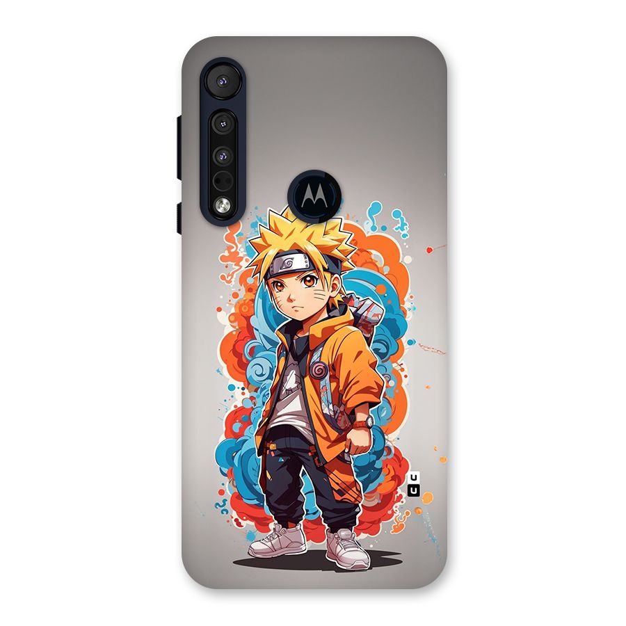Cool Naruto Uzumaki Back Case for Motorola One Macro