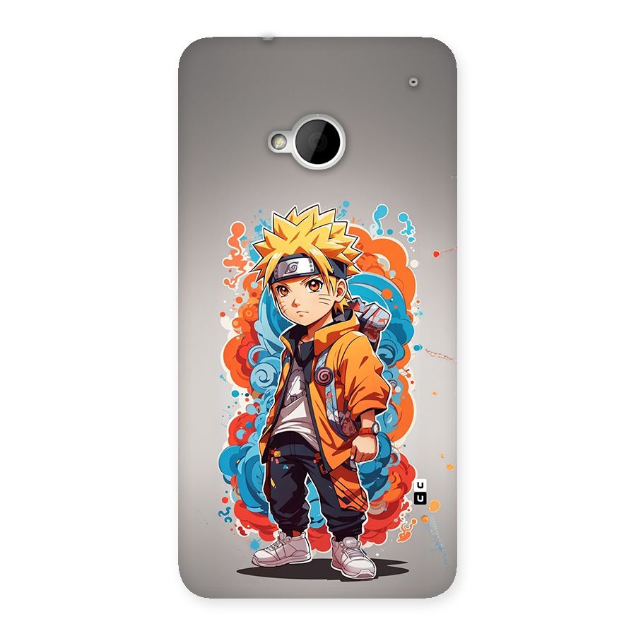 Cool Naruto Uzumaki Back Case for One M7 (Single Sim)