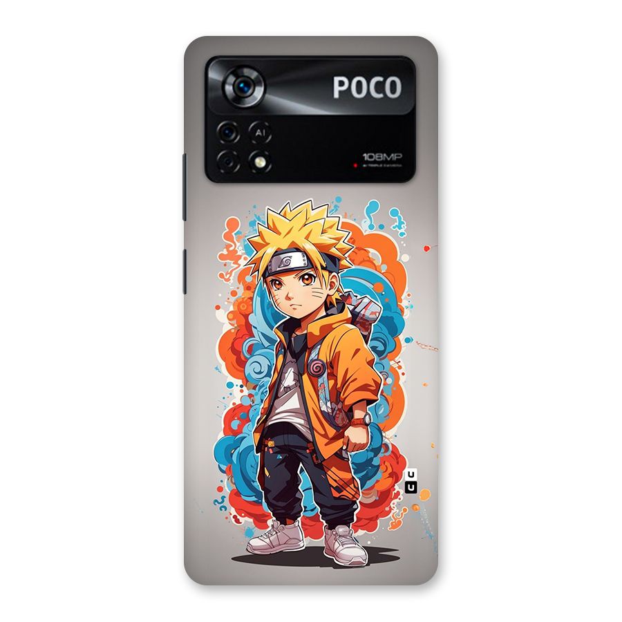 Cool Naruto Uzumaki Back Case for Poco X4 Pro 5G