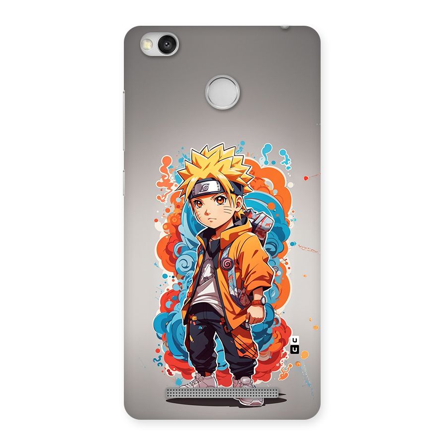 Cool Naruto Uzumaki Back Case for Redmi 3S Prime