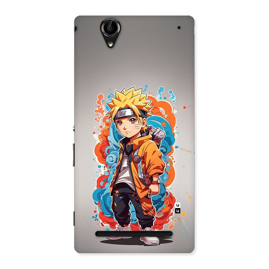 Cool Naruto Uzumaki Back Case for Xperia T2
