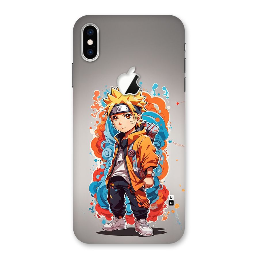 Cool Naruto Uzumaki Back Case for iPhone XS Max Apple Cut