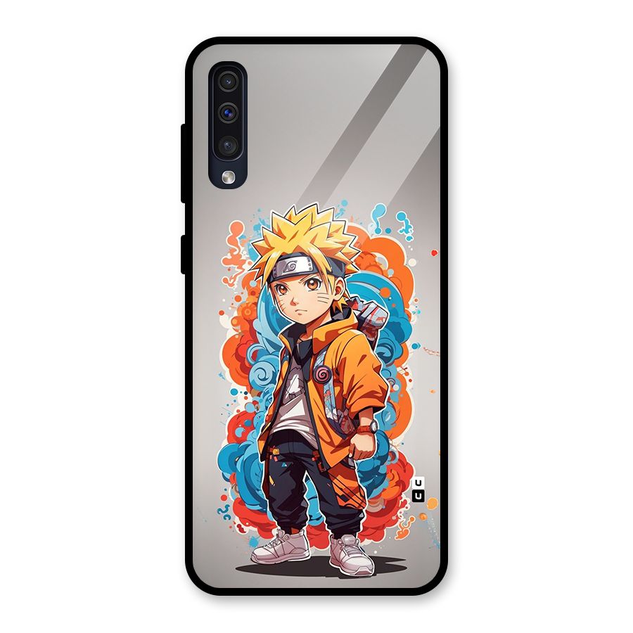 Cool Naruto Uzumaki Glass Back Case for Galaxy A50