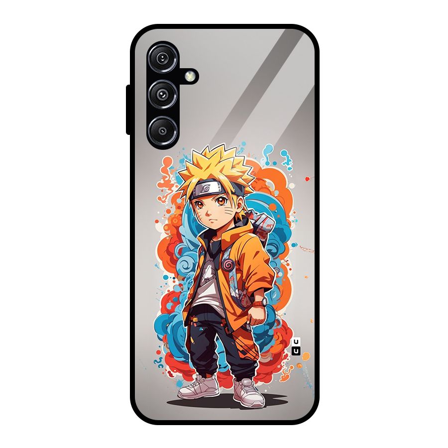 Cool Naruto Uzumaki Glass Back Case for Galaxy M34 5G