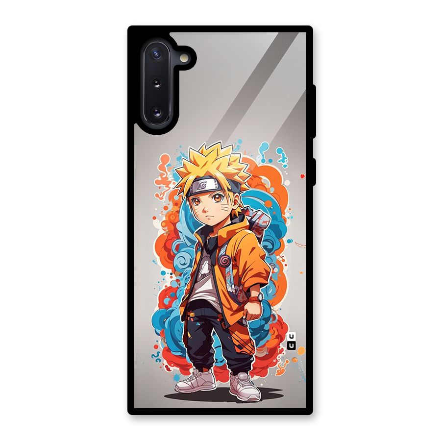 Cool Naruto Uzumaki Glass Back Case for Galaxy Note 10