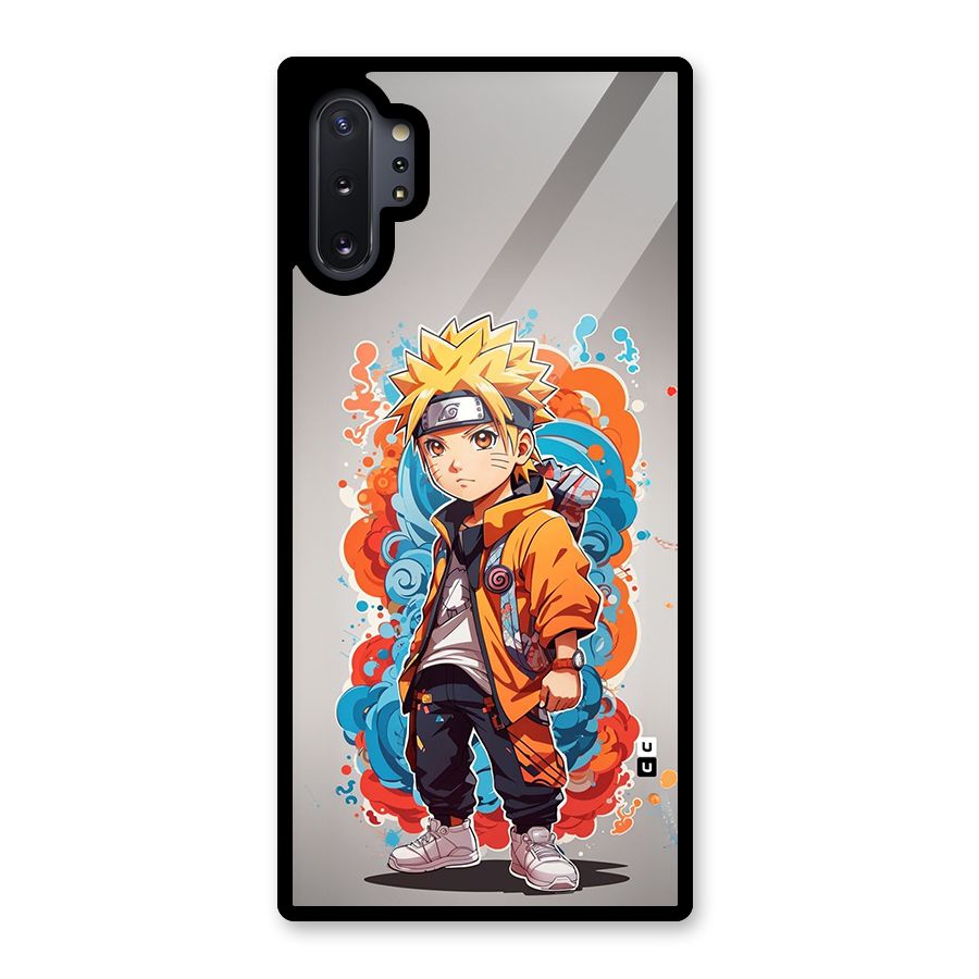 Cool Naruto Uzumaki Glass Back Case for Galaxy Note 10 Plus