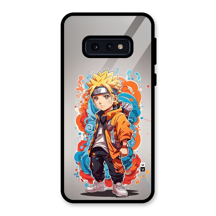 Cool Naruto Uzumaki Glass Back Case for Galaxy S10e