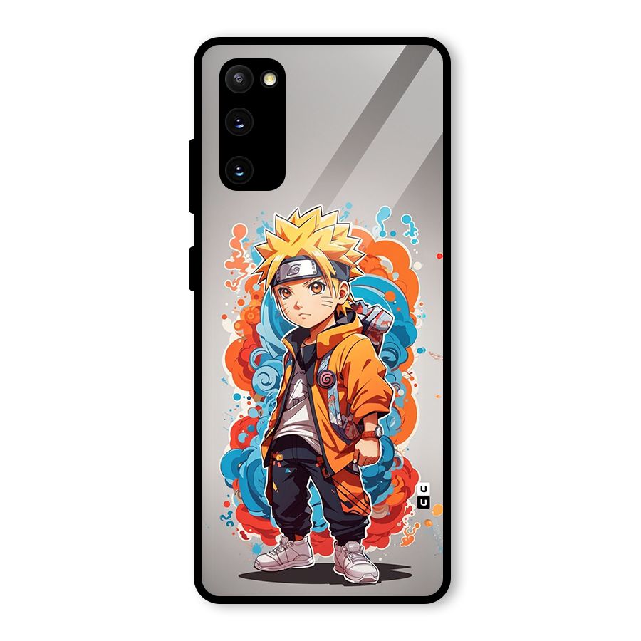 Cool Naruto Uzumaki Glass Back Case for Galaxy S20 FE 5G