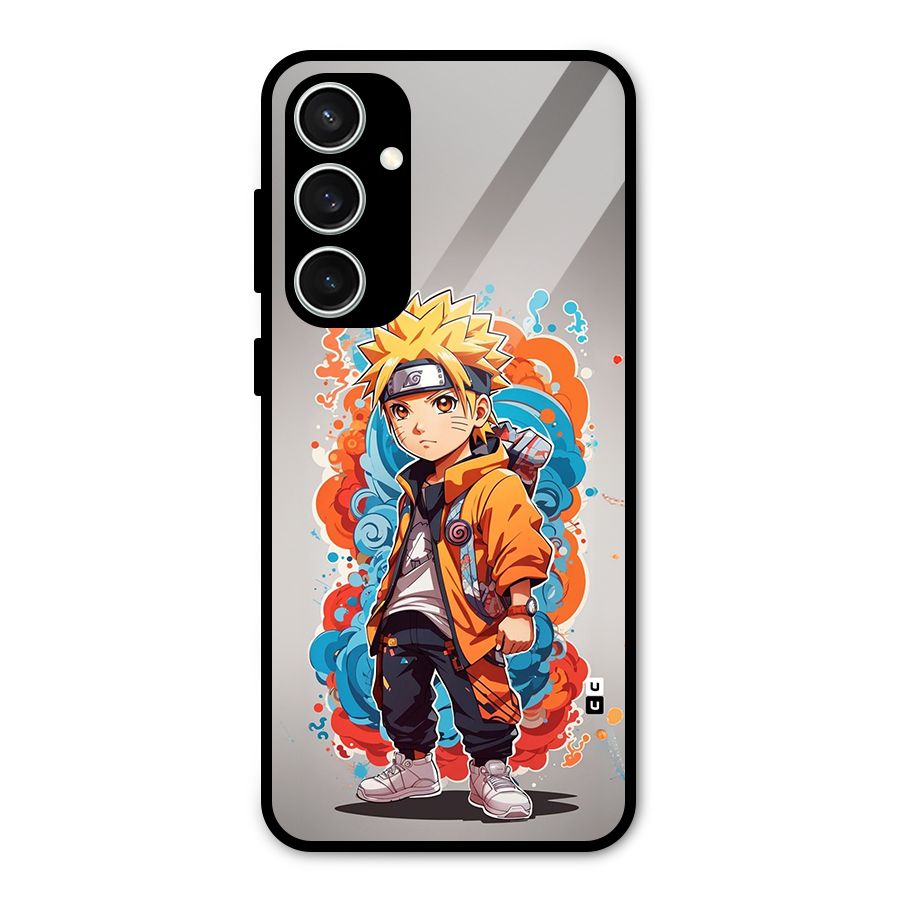 Cool Naruto Uzumaki Glass Back Case for Galaxy S23 FE