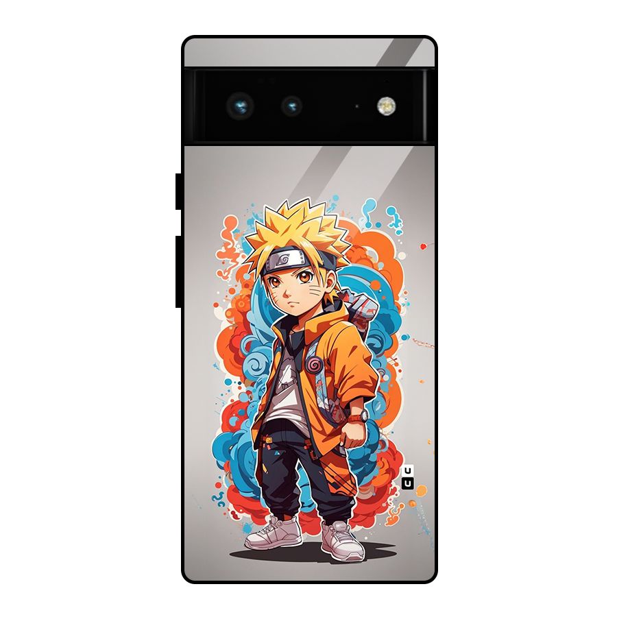 Cool Naruto Uzumaki Glass Back Case for Google Pixel 6