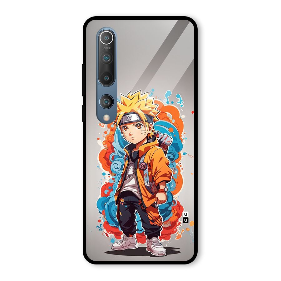 Cool Naruto Uzumaki Glass Back Case for Mi 10