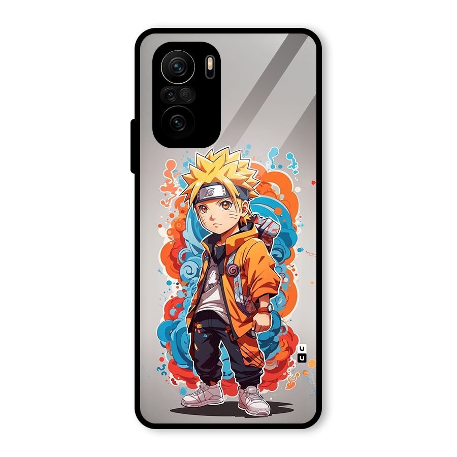 Cool Naruto Uzumaki Glass Back Case for Mi 11X Pro