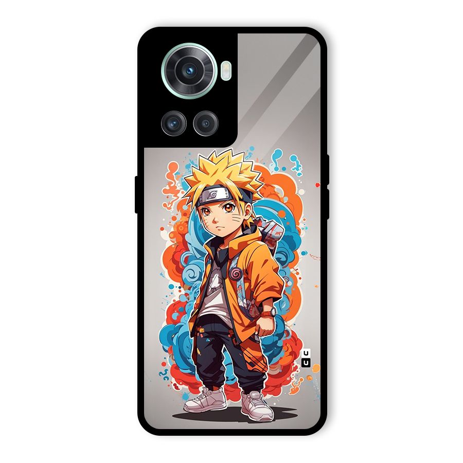 Cool Naruto Uzumaki Glass Back Case for OnePlus 10R