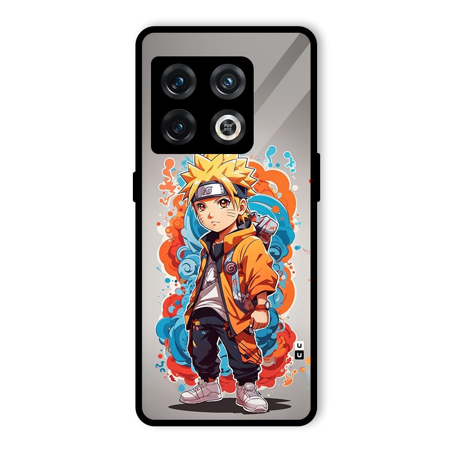 Cool Naruto Uzumaki Glass Back Case for OnePlus 10 Pro 5G