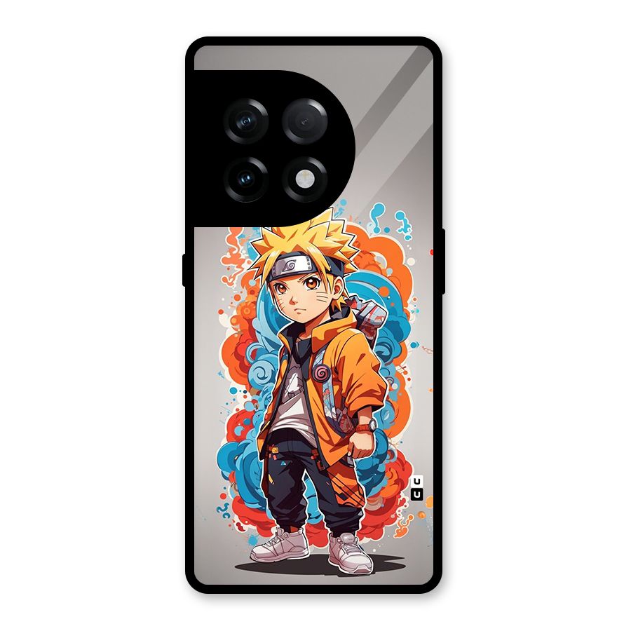 Cool Naruto Uzumaki Glass Back Case for OnePlus 11R