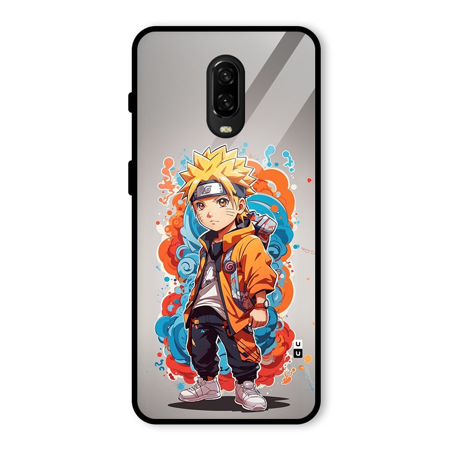 Cool Naruto Uzumaki Glass Back Case for OnePlus 6T
