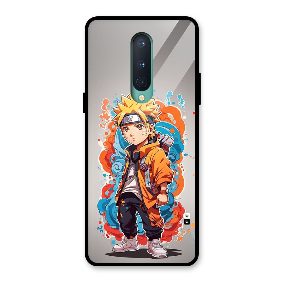 Cool Naruto Uzumaki Glass Back Case for OnePlus 8