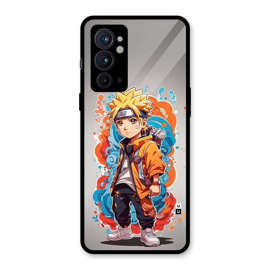 Cool Naruto Uzumaki Glass Back Case for OnePlus 9RT 5G