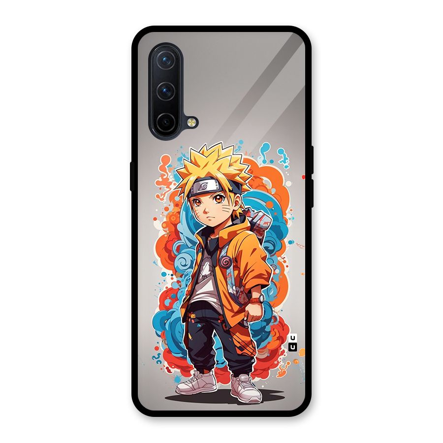 Cool Naruto Uzumaki Glass Back Case for OnePlus Nord CE 5G