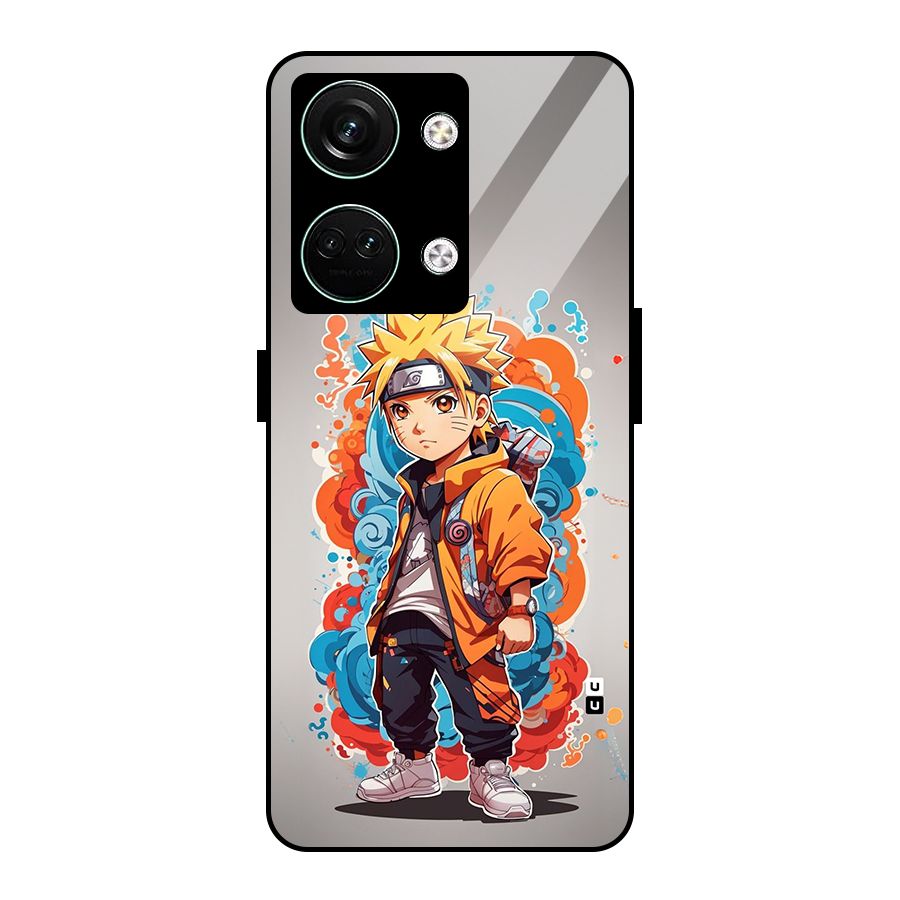 Cool Naruto Uzumaki Glass Back Case for Oneplus Nord 3