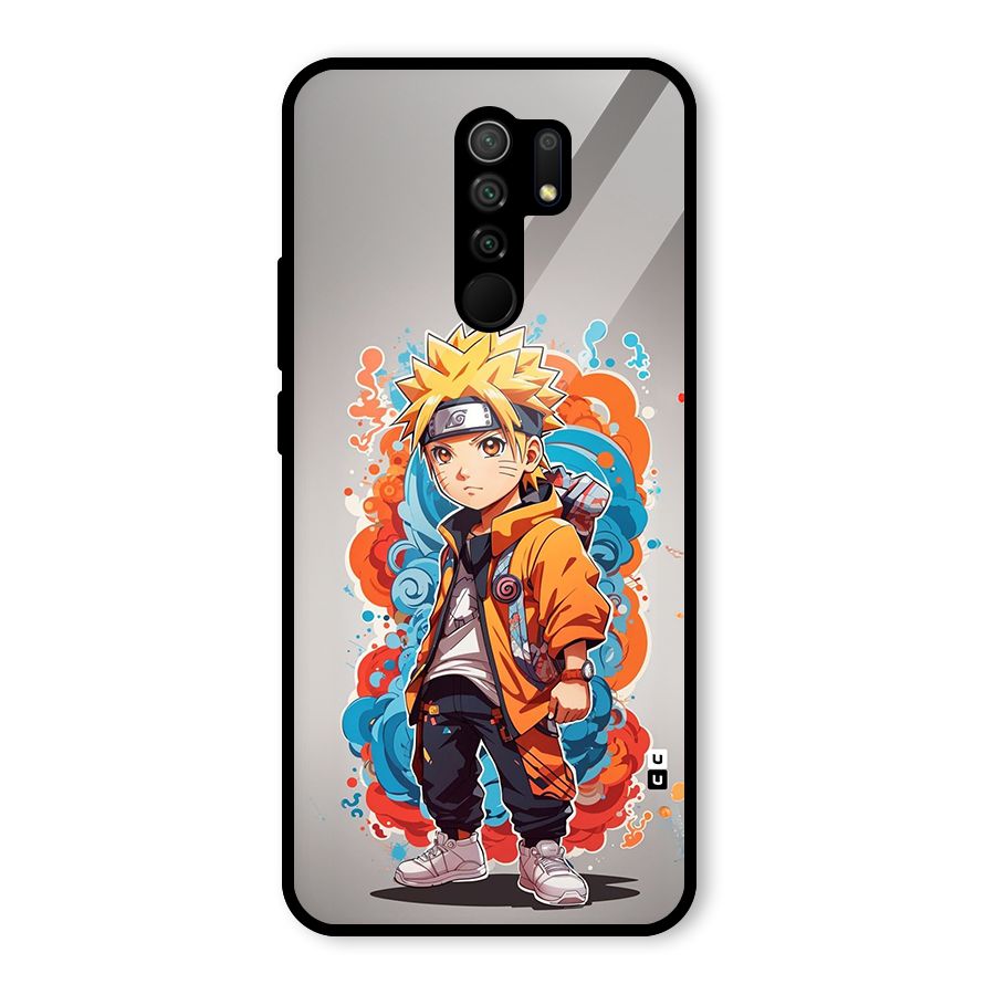 Cool Naruto Uzumaki Glass Back Case for Poco M2