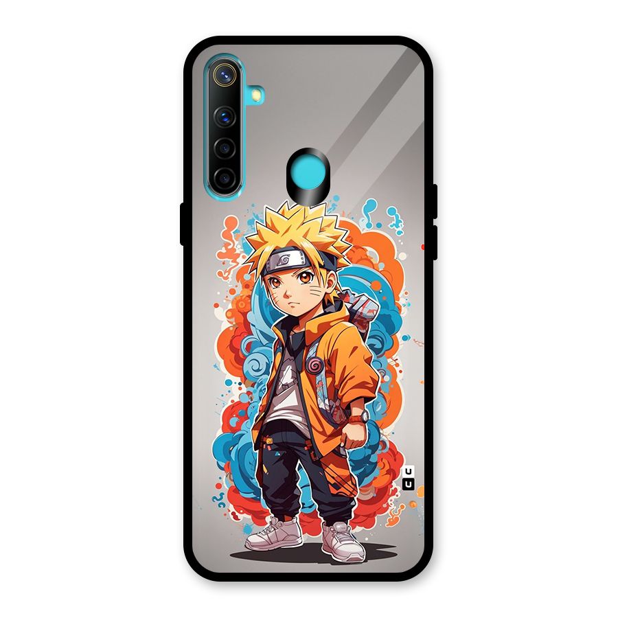 Cool Naruto Uzumaki Glass Back Case for Realme 5i