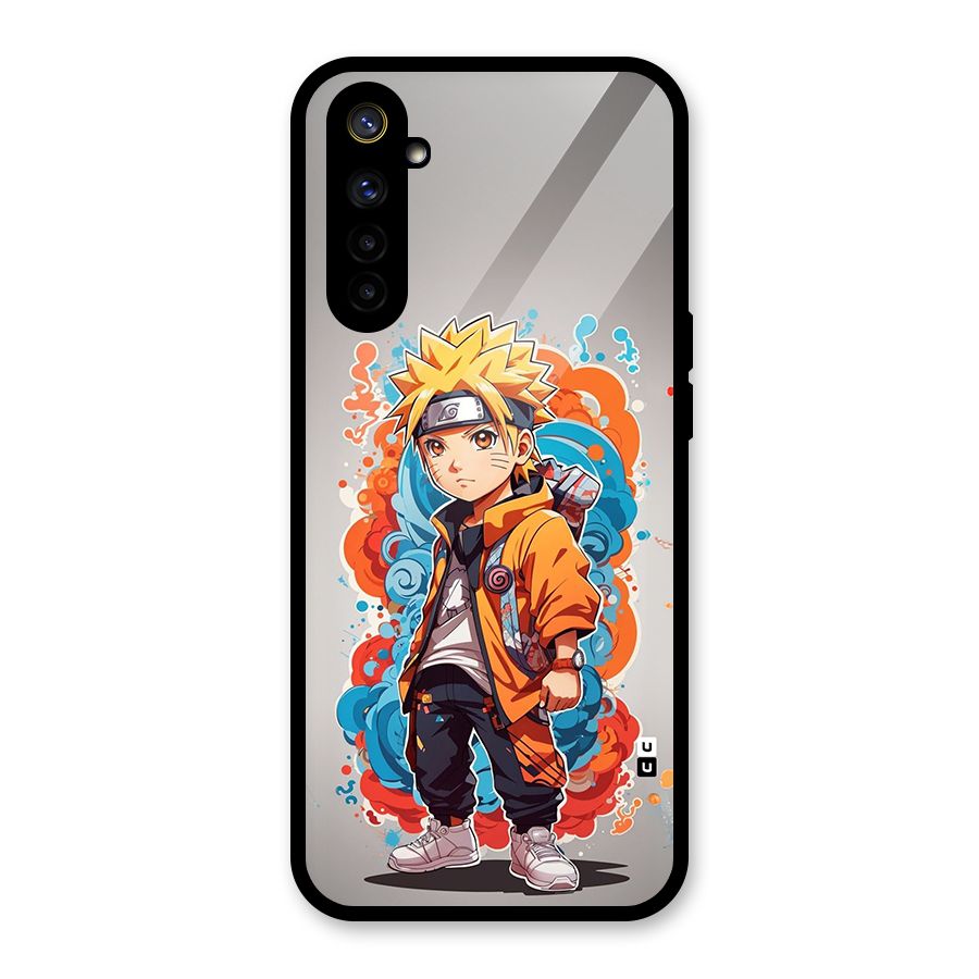 Cool Naruto Uzumaki Glass Back Case for Realme 6
