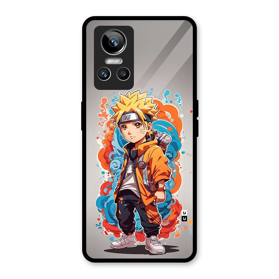 Cool Naruto Uzumaki Glass Back Case for Realme GT Neo 3
