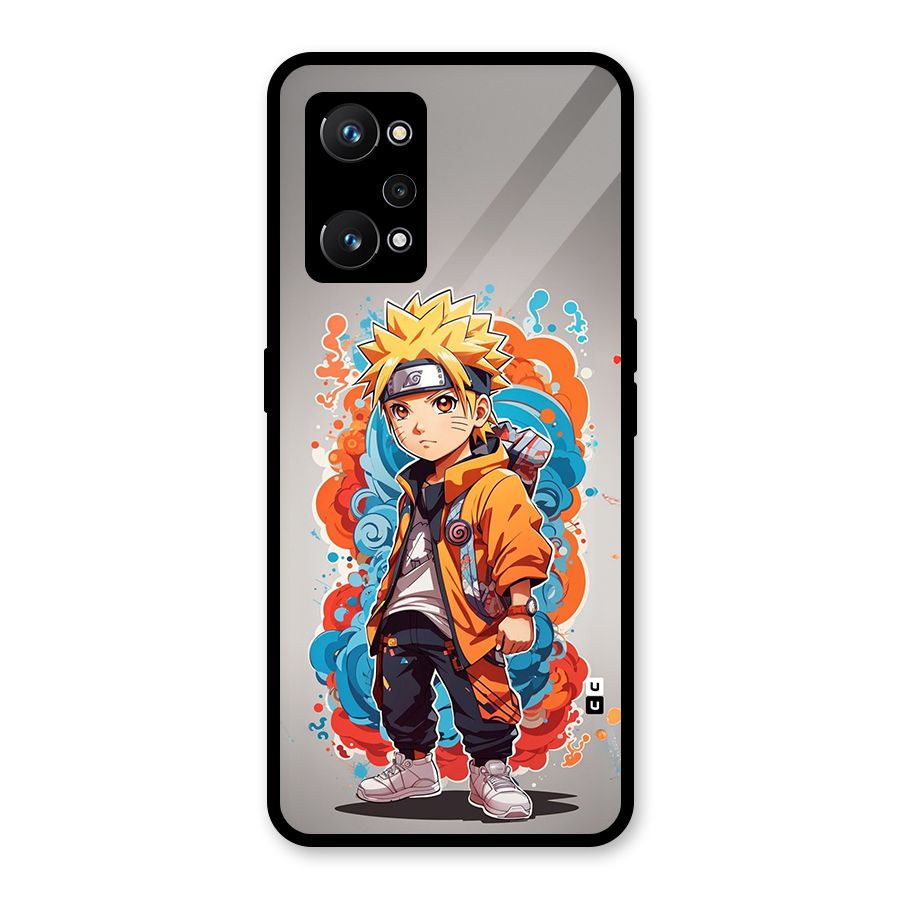 Cool Naruto Uzumaki Glass Back Case for Realme GT Neo 3T
