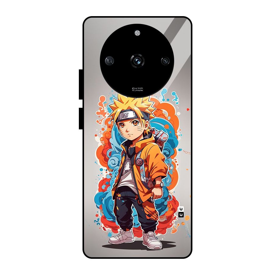Cool Naruto Uzumaki Glass Back Case for Realme Narzo 60 5G
