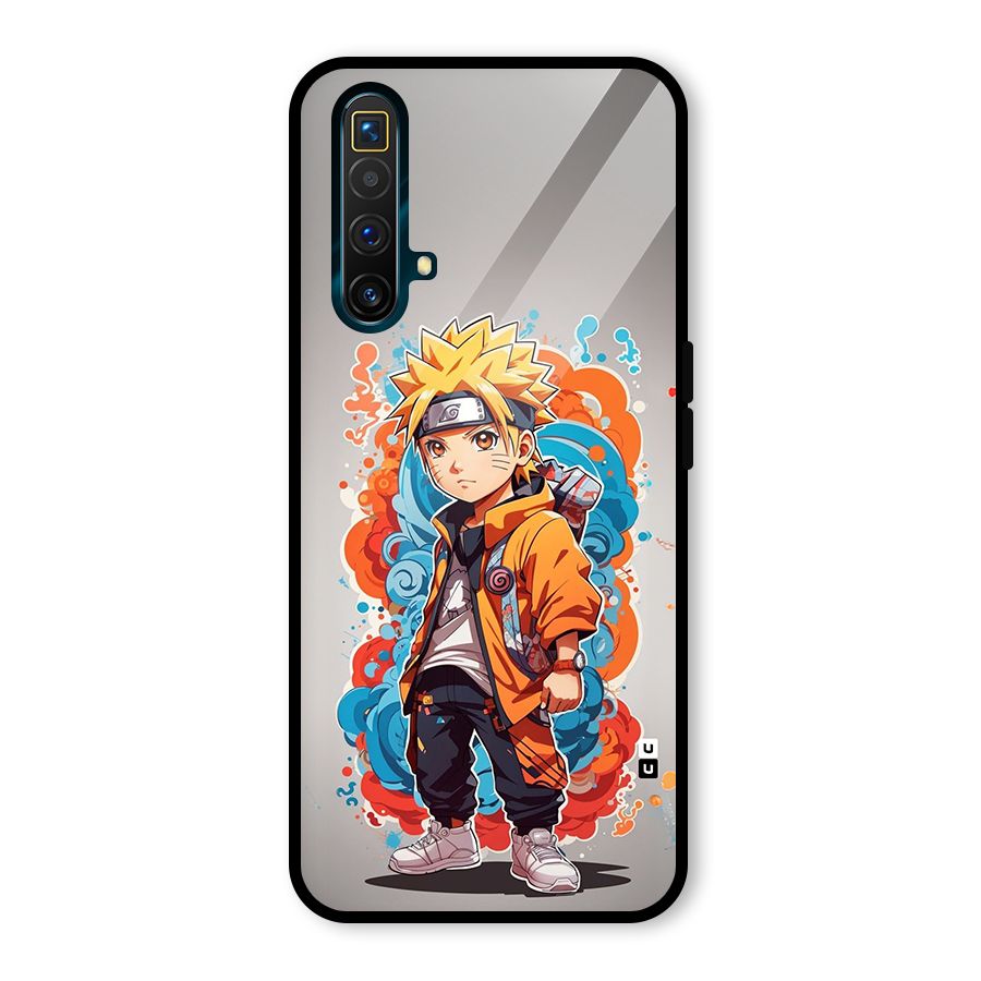 Cool Naruto Uzumaki Glass Back Case for Realme X3 SuperZoom