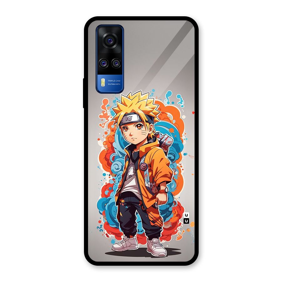 Cool Naruto Uzumaki Glass Back Case for Vivo Y31