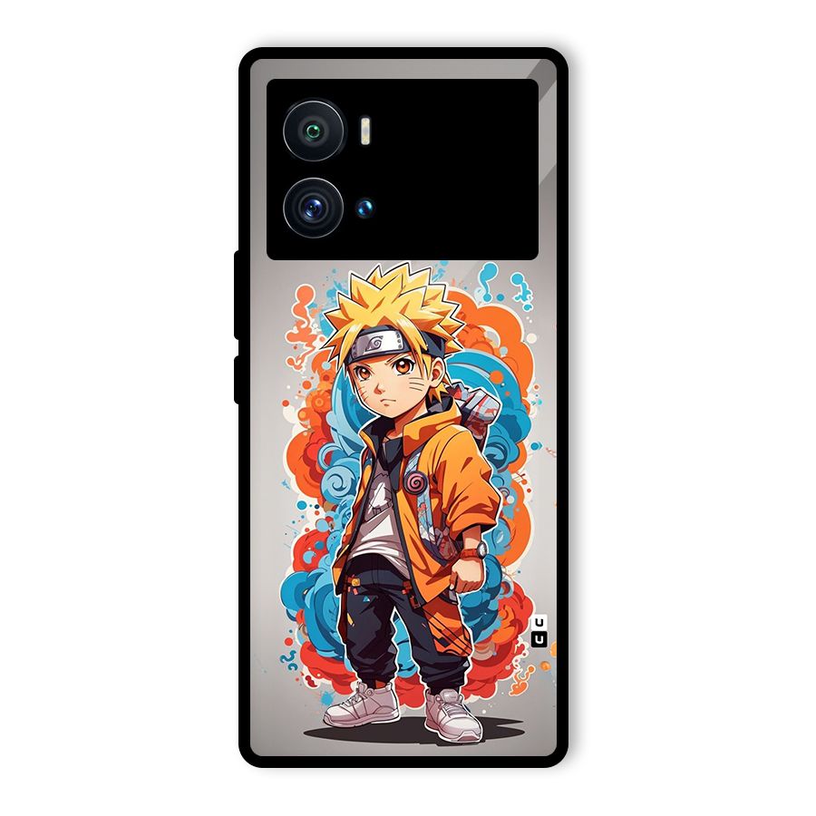 Cool Naruto Uzumaki Glass Back Case for Vivo iQOO 9 Pro
