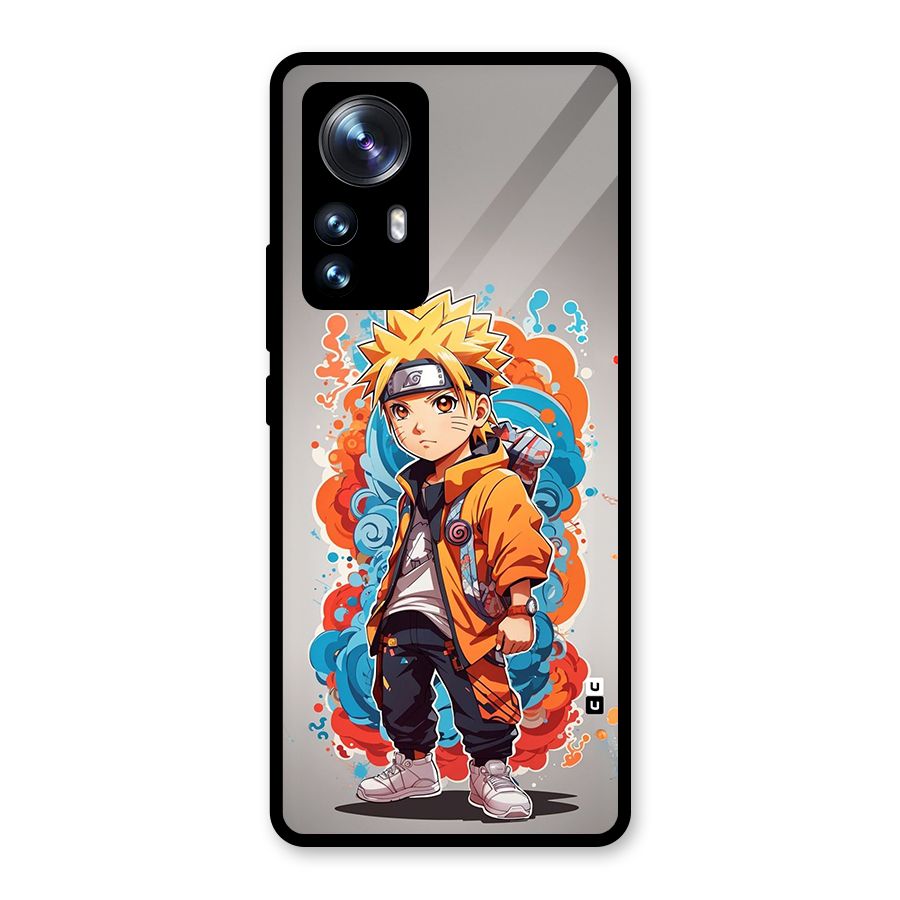 Cool Naruto Uzumaki Glass Back Case for Xiaomi 12 Pro