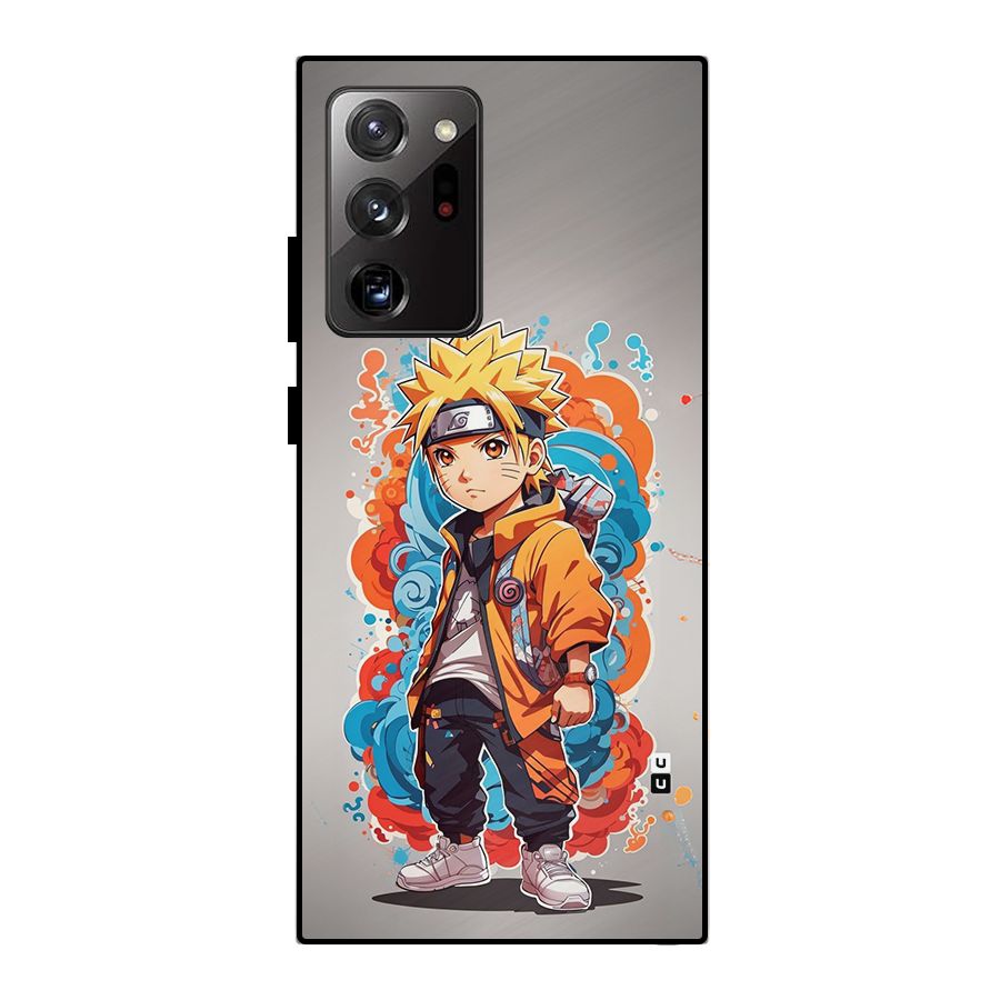 Cool Naruto Uzumaki Metal Back Case for Galaxy Note 20 Ultra