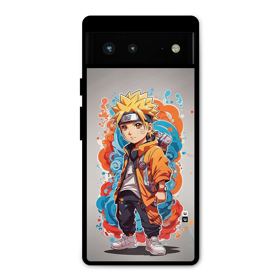 Cool Naruto Uzumaki Metal Back Case for Google Pixel 6