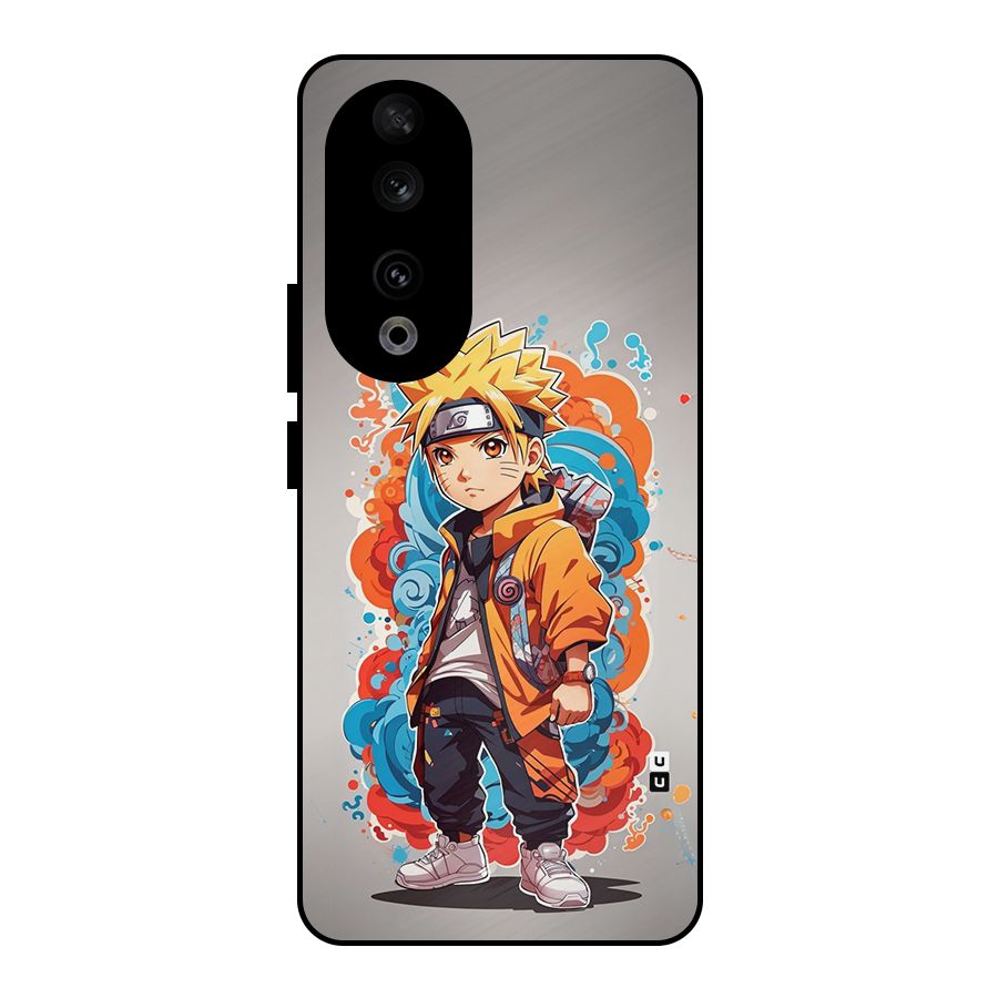 Cool Naruto Uzumaki Metal Back Case for Honor 90