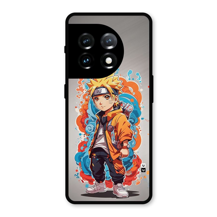 Cool Naruto Uzumaki Metal Back Case for OnePlus 11