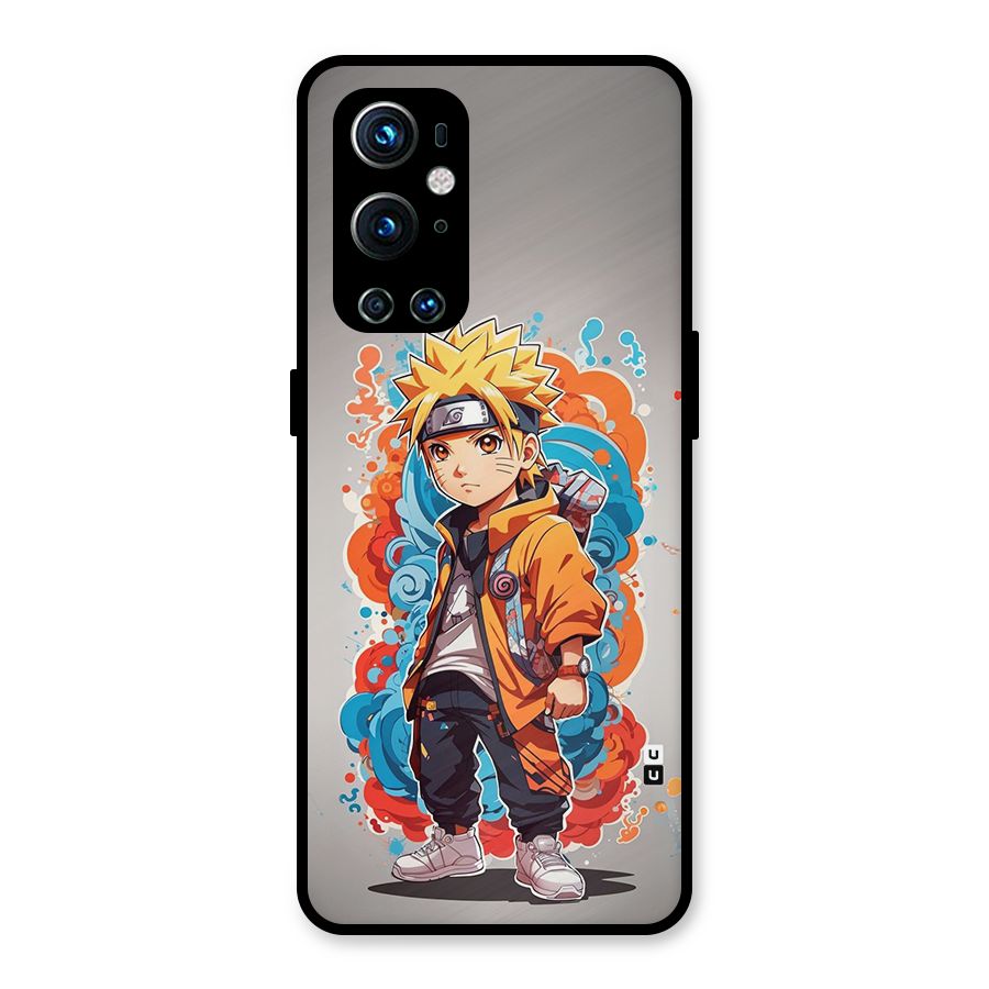 Cool Naruto Uzumaki Metal Back Case for OnePlus 9 Pro